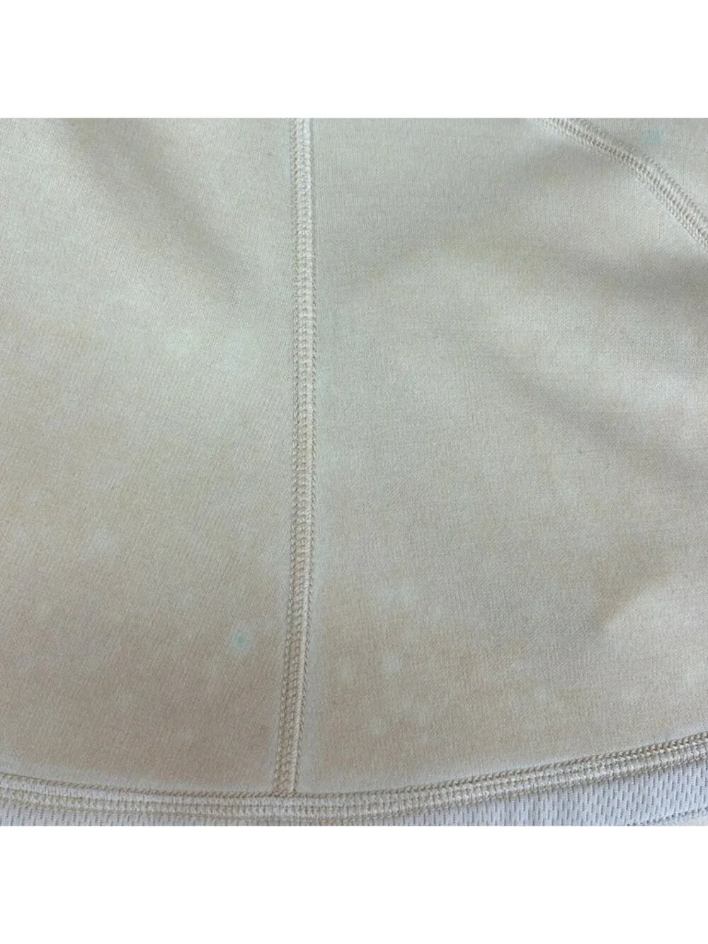 Chanel Jacket 38 M Ivory Black Zip Up Sports Line